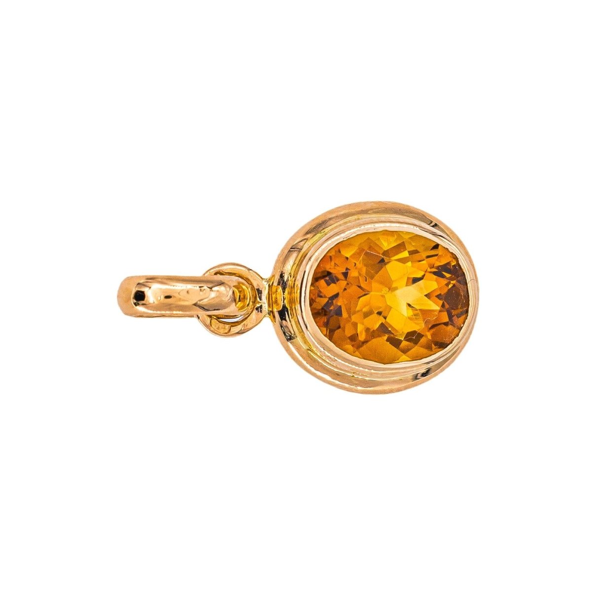 Pendentif Or jaune Citrine - Castafiore
