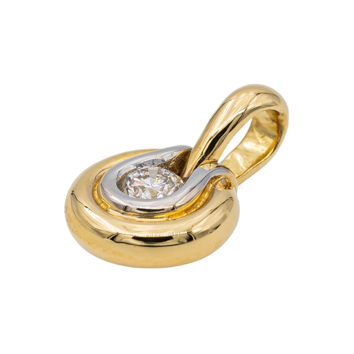Pendentif Or jaune Diamant - Castafiore