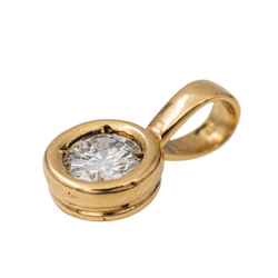Pendentif Or jaune Diamant - Castafiore