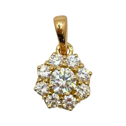 Pendentif or jaune et diamants - Castafiore