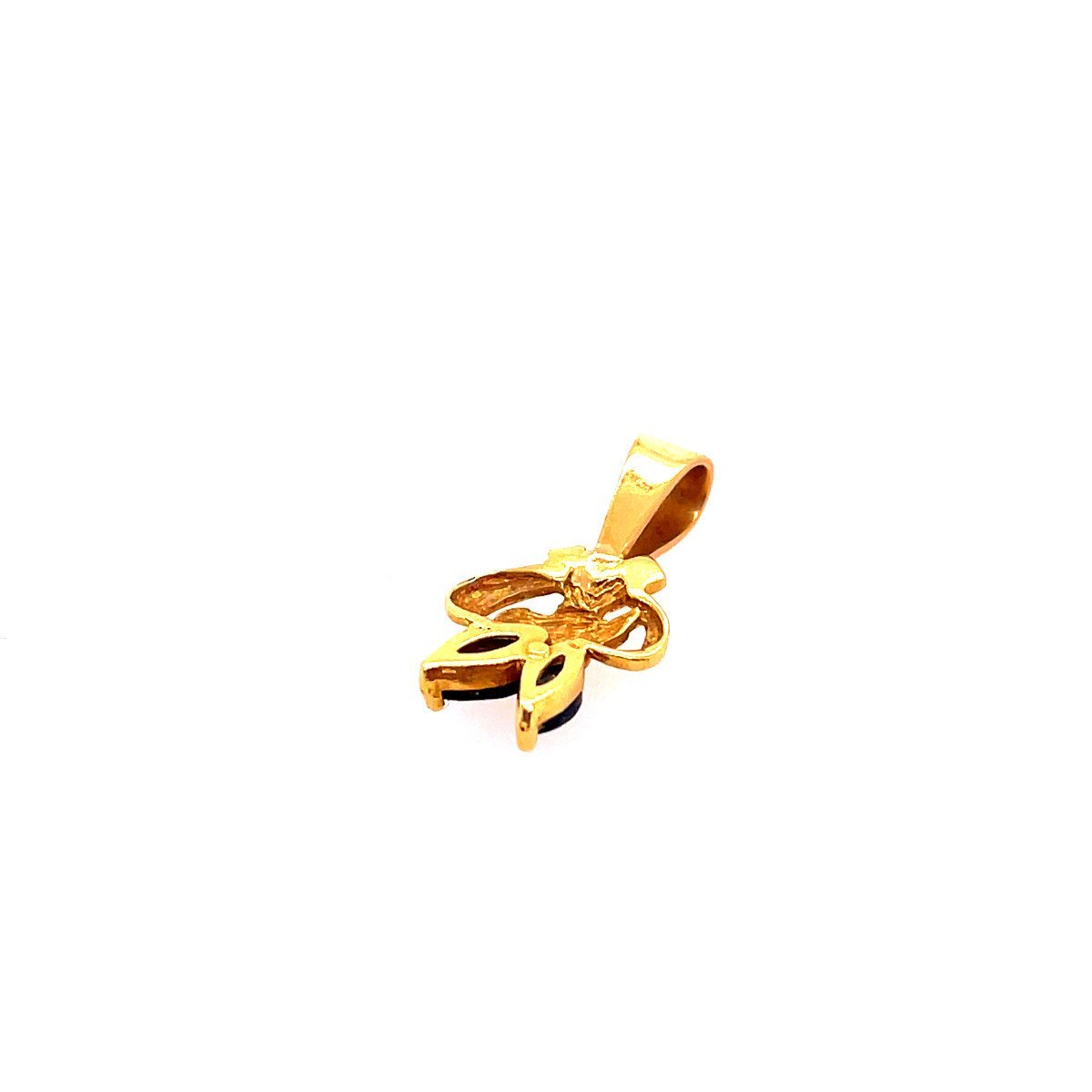 Pendentif Or Jaune Saphir - Castafiore