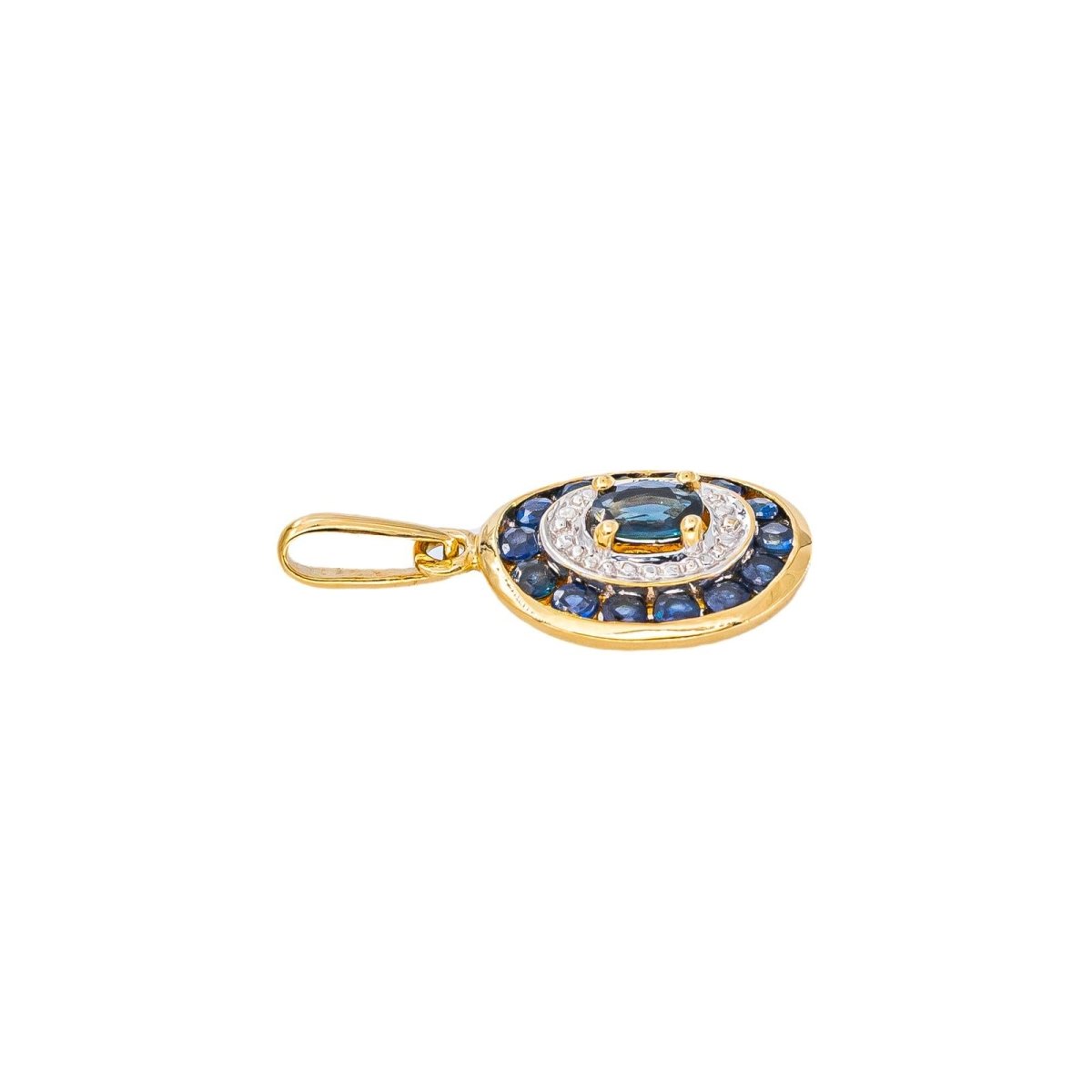 Pendentif Or jaune Saphir - Castafiore