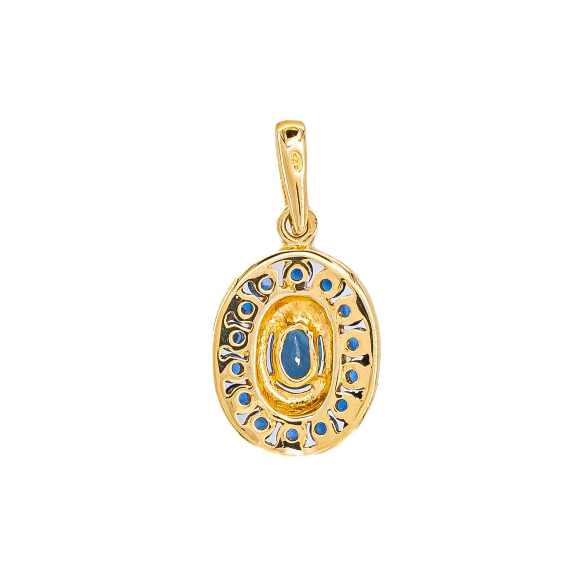 Pendentif Or jaune Saphir - Castafiore