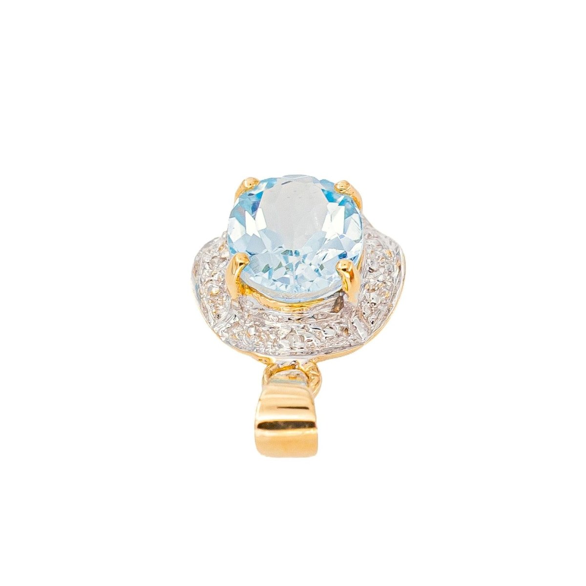 Pendentif Or jaune Topaze - Castafiore