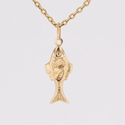 Pendentif poisson en or jaune - Castafiore