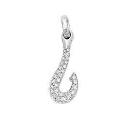Pendentif POMELLATO "Amo" en or blanc et diamants - Castafiore