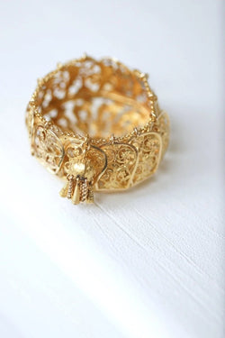 Pendentif porte - monnaie ancien en or jaune - Castafiore