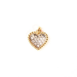 Pendentif VAN CLEEF & ARPELS en or jaune, platine et diamants - Castafiore