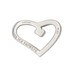 Pendentif VAN DER BAUWEDE en argent, saphirs et diamants - Castafiore