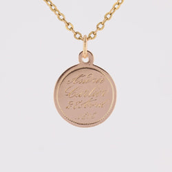 Pendentif Vierge miraculeuse en or rose - Castafiore