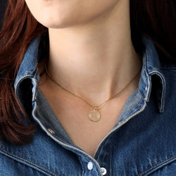 Pendentif Vierge miraculeuse en or rose - Castafiore
