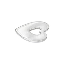 Poiray Pendentif Cœur Cœur Or blanc - Castafiore