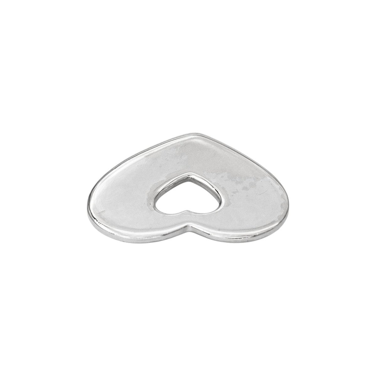 Poiray Pendentif Cœur Cœur Or blanc - Castafiore