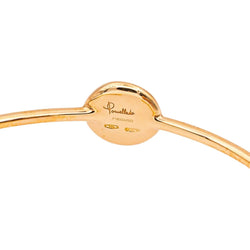 Pomellato Bracelet Demi Jonc Sabbia Or rose Diamant brun - Castafiore