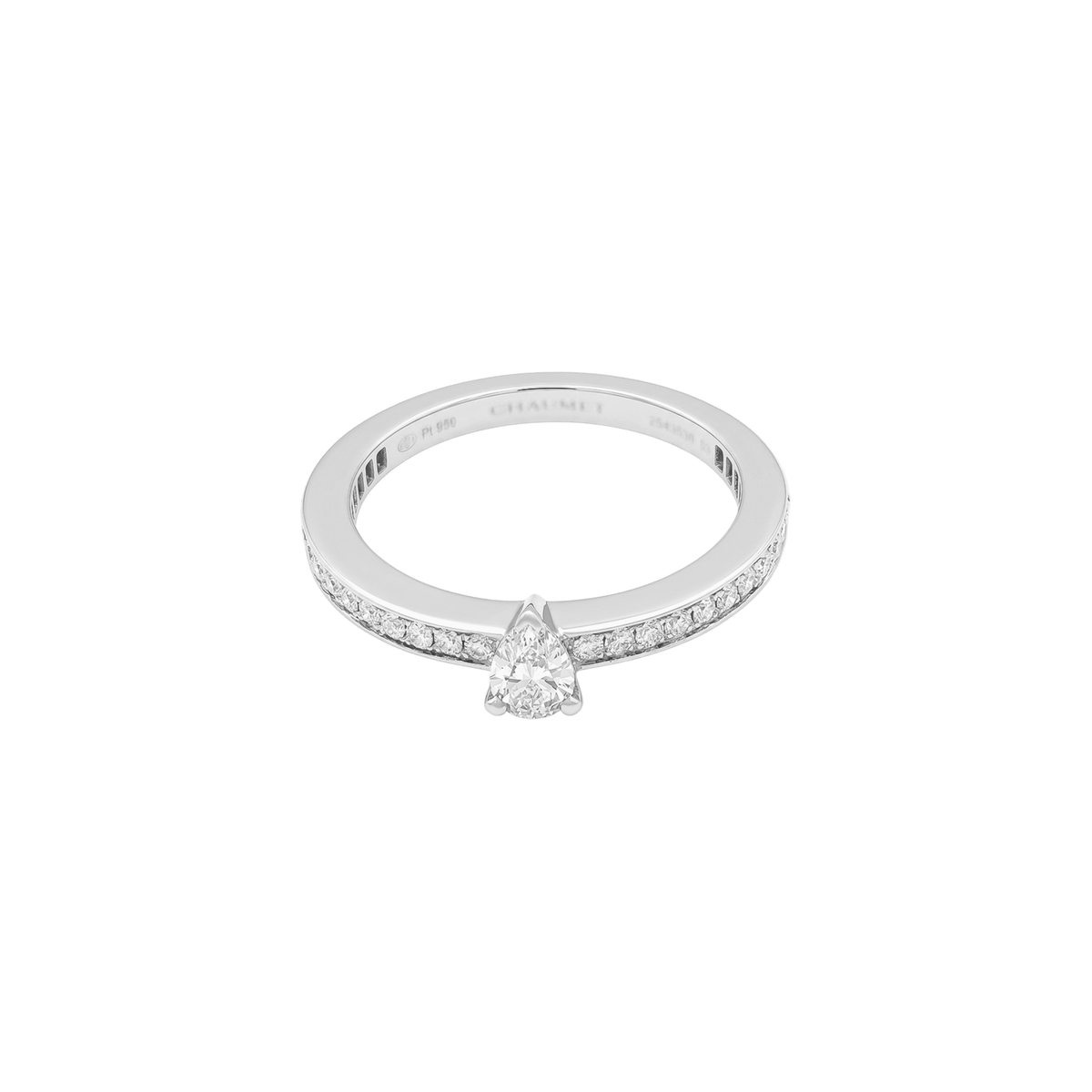 Bague Chaumet "Triomphe de Chaumet", platine, diamants.