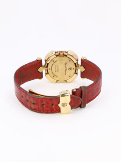 RENE BOIVIN Montre Chrysalide or jaune rubis saphirs diamants - Castafiore