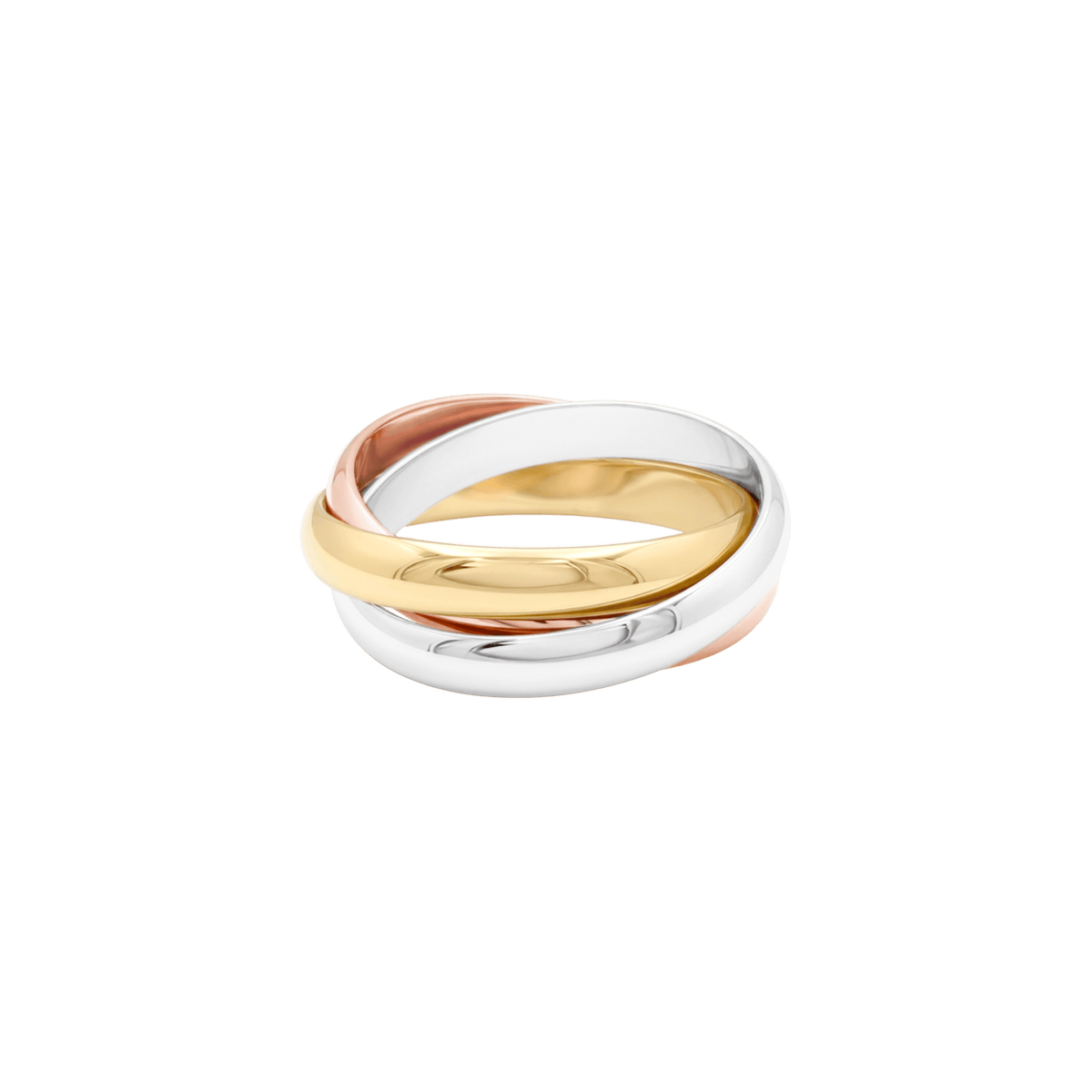 Bague Cartier, "Trinity Classique", 3 ors.