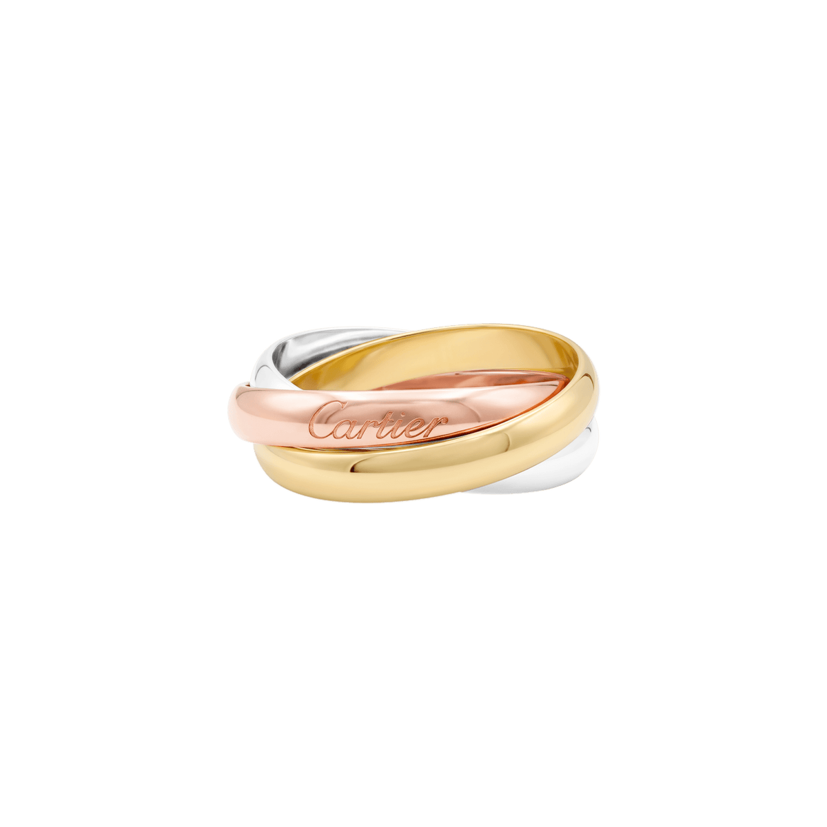Bague Cartier, "Trinity Classique", 3 ors.