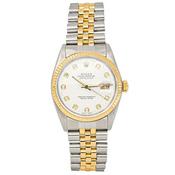 Rolex Montre Datejust Or jaune Diamant - Castafiore