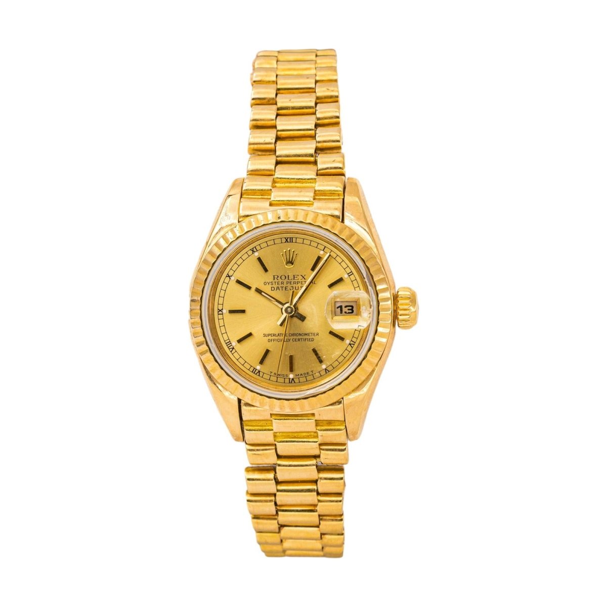Rolex Montre Lady Datejust Or jaune - Castafiore