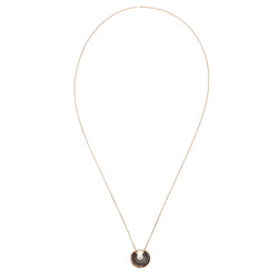 Sautoir Cartier Amulette PM en or rose et bois d'amourette - Castafiore
