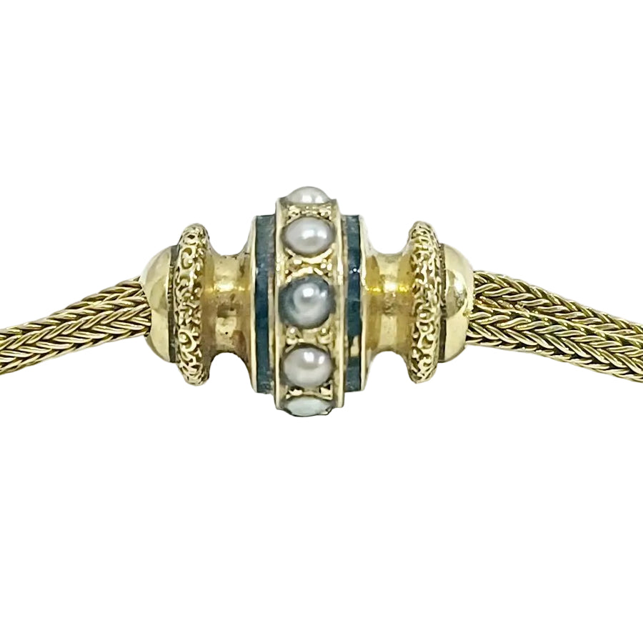 Sautoir en or et perles - Castafiore