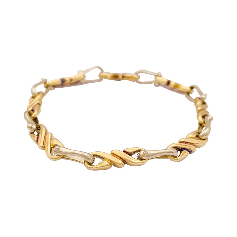 Sautoir et bracelet HERMÈS, deux ors - Castafiore