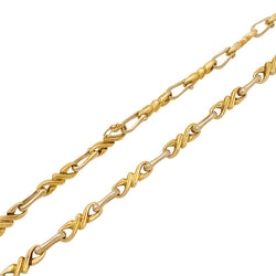 Sautoir et bracelet HERMÈS, deux ors - Castafiore
