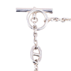 Sautoir Hermès vintage chaîne d’ancre, modèle farandole en argent - Castafiore