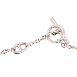Sautoir Hermès vintage chaîne d’ancre, modèle farandole en argent - Castafiore