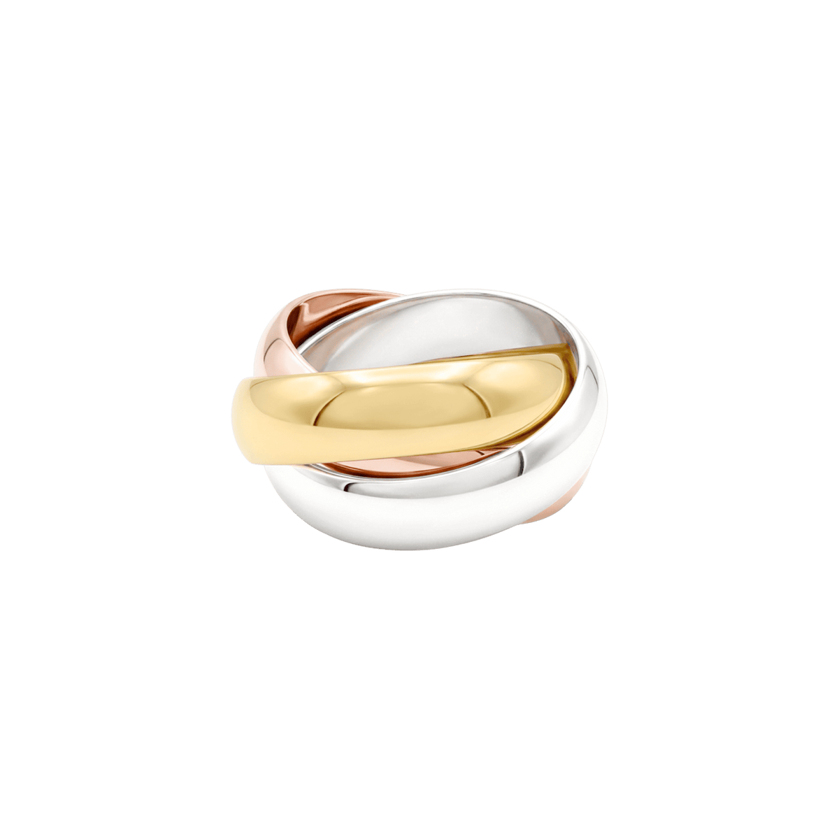 Bague Cartier, "Trinity", or jaune, or blanc, or rose.