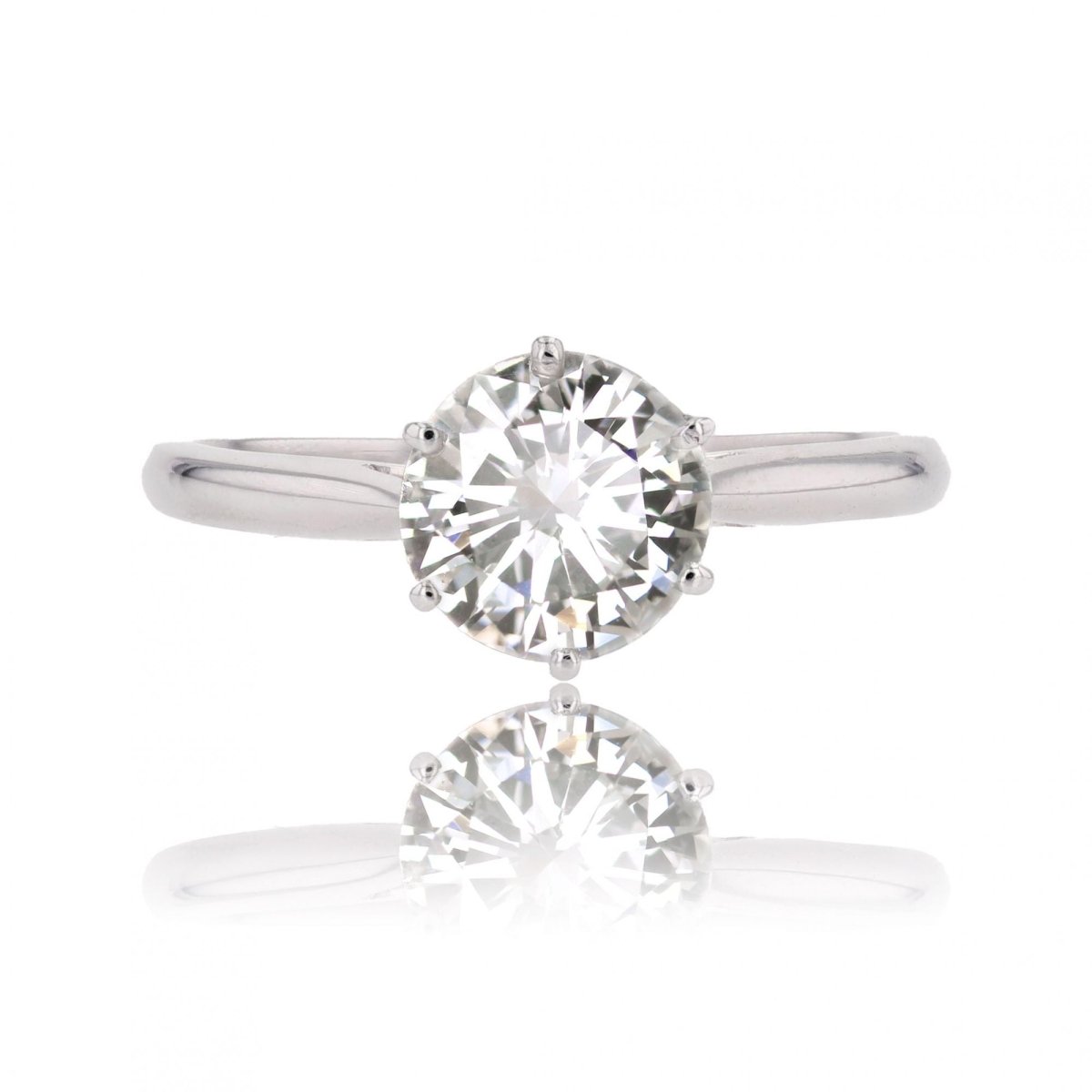Solitaire diamant 1,21 carat E.VS1 - Castafiore