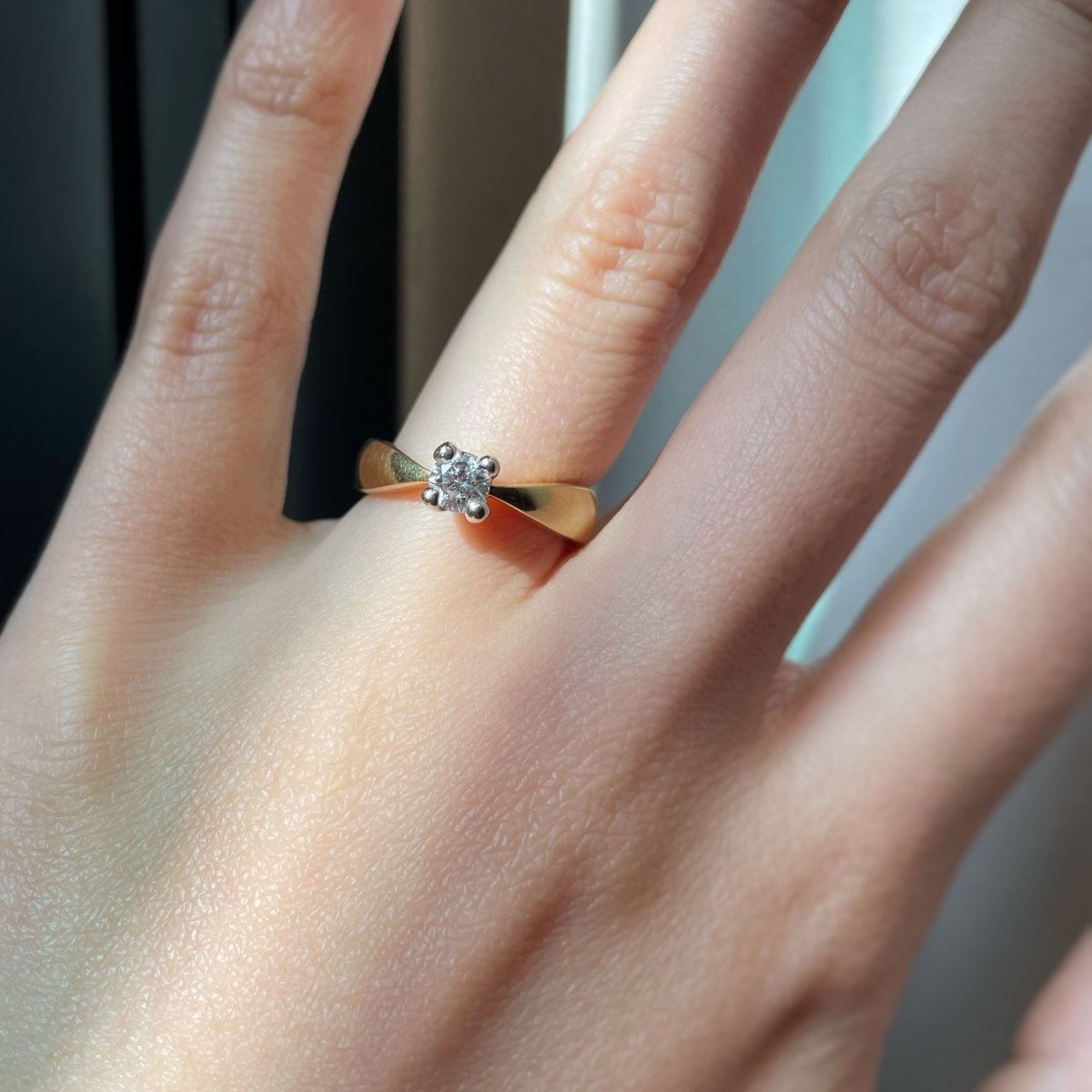 Solitaire - Diamant De 0.30 Carat - Castafiore