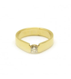 Solitaire - Diamant de 0.35 carat - Castafiore