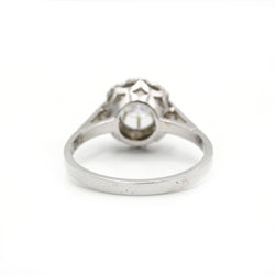 Solitaire - Or blanc et diamant - Castafiore
