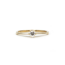 Solitaire - Or jaune et diamant - Castafiore