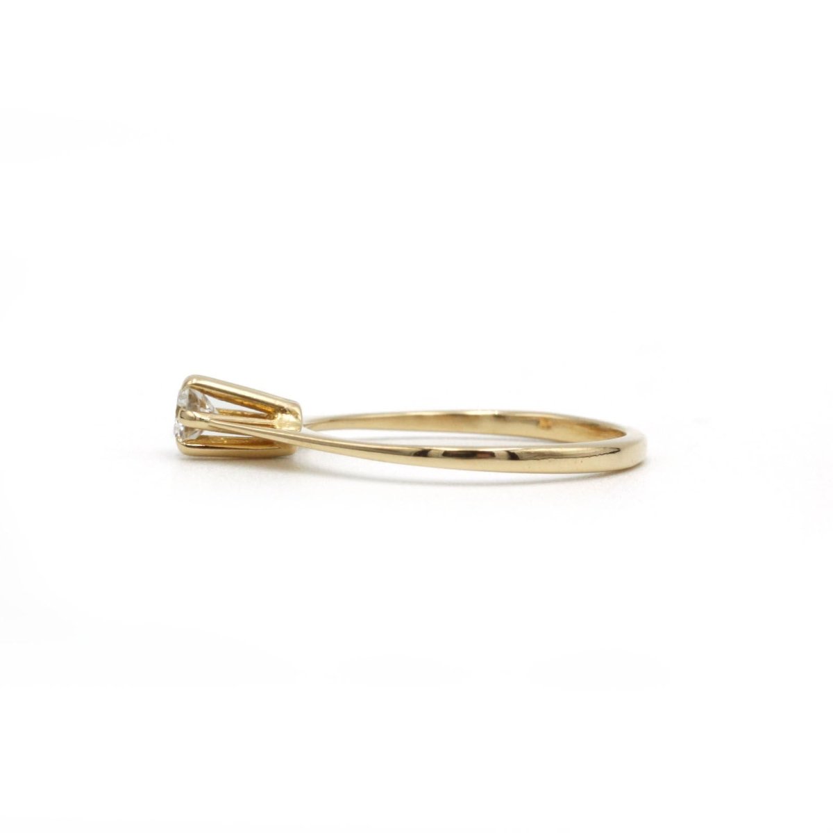 Solitaire - Or jaune et diamant - Castafiore
