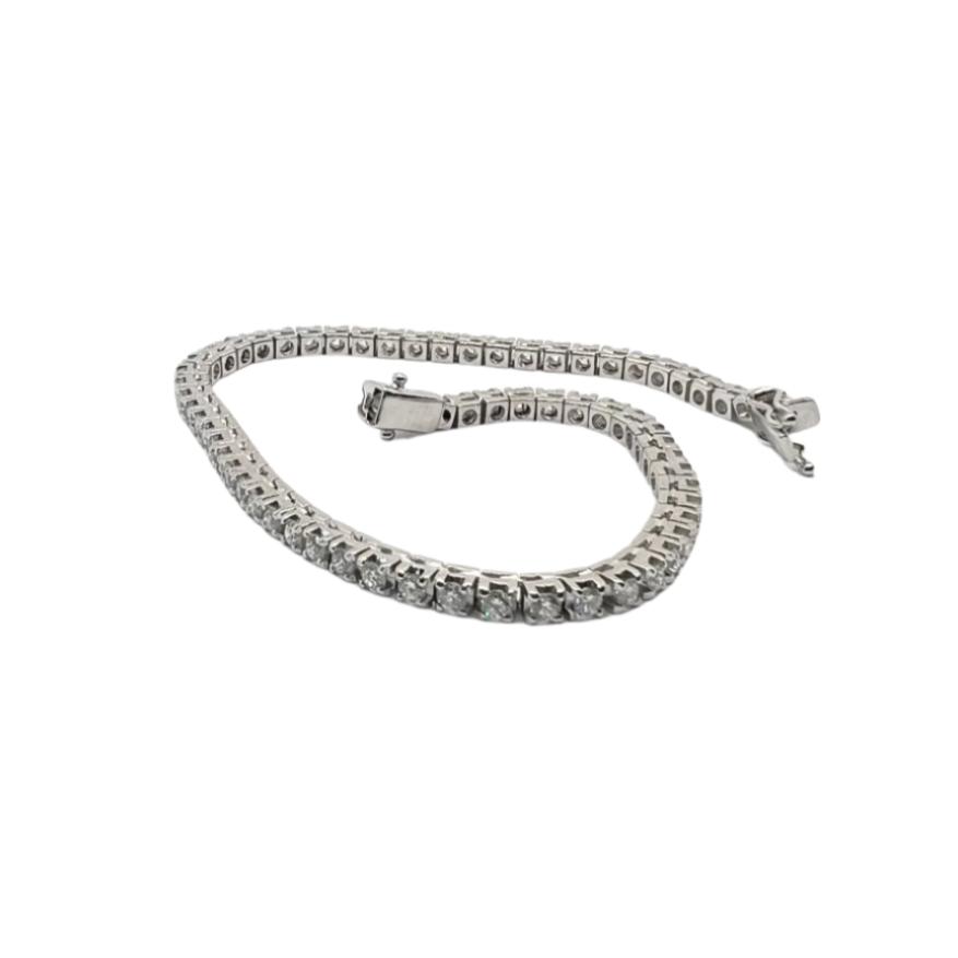 Tennis en or 18 carats sertie de diamants naturels totalisant 2,84 ct - Castafiore
