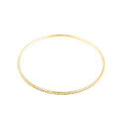 Trois bracelets Joncs en or blanc, or jaune, or rose et diamants - Castafiore