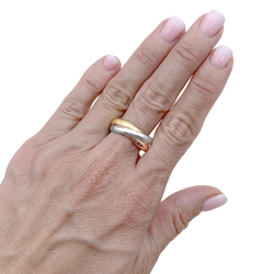 Bague Cartier, "Trinity Classique", 3 ors.