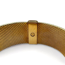 Vacheron Cosnstantin Montre bracelet de dame en or jaune pavée de diamants. - Castafiore