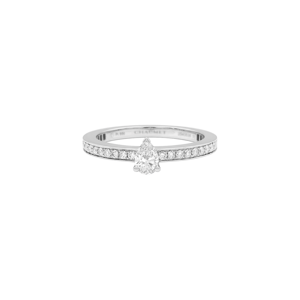 Bague Chaumet "Triomphe de Chaumet", platine, diamants.