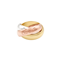 Bague Cartier, "Trinity", or jaune, or blanc, or rose.