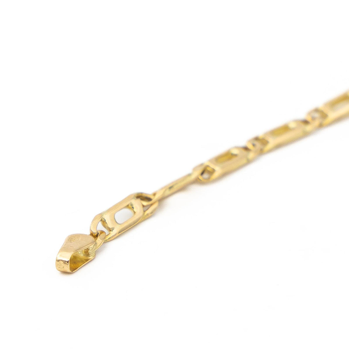Collier Chaîne maille marine en or jaune