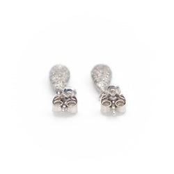 Boucles d'oreilles Goutte Or blanc Diamant