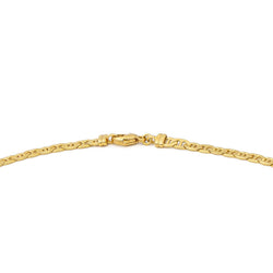 Collier Chaîne maille marine en or jaune