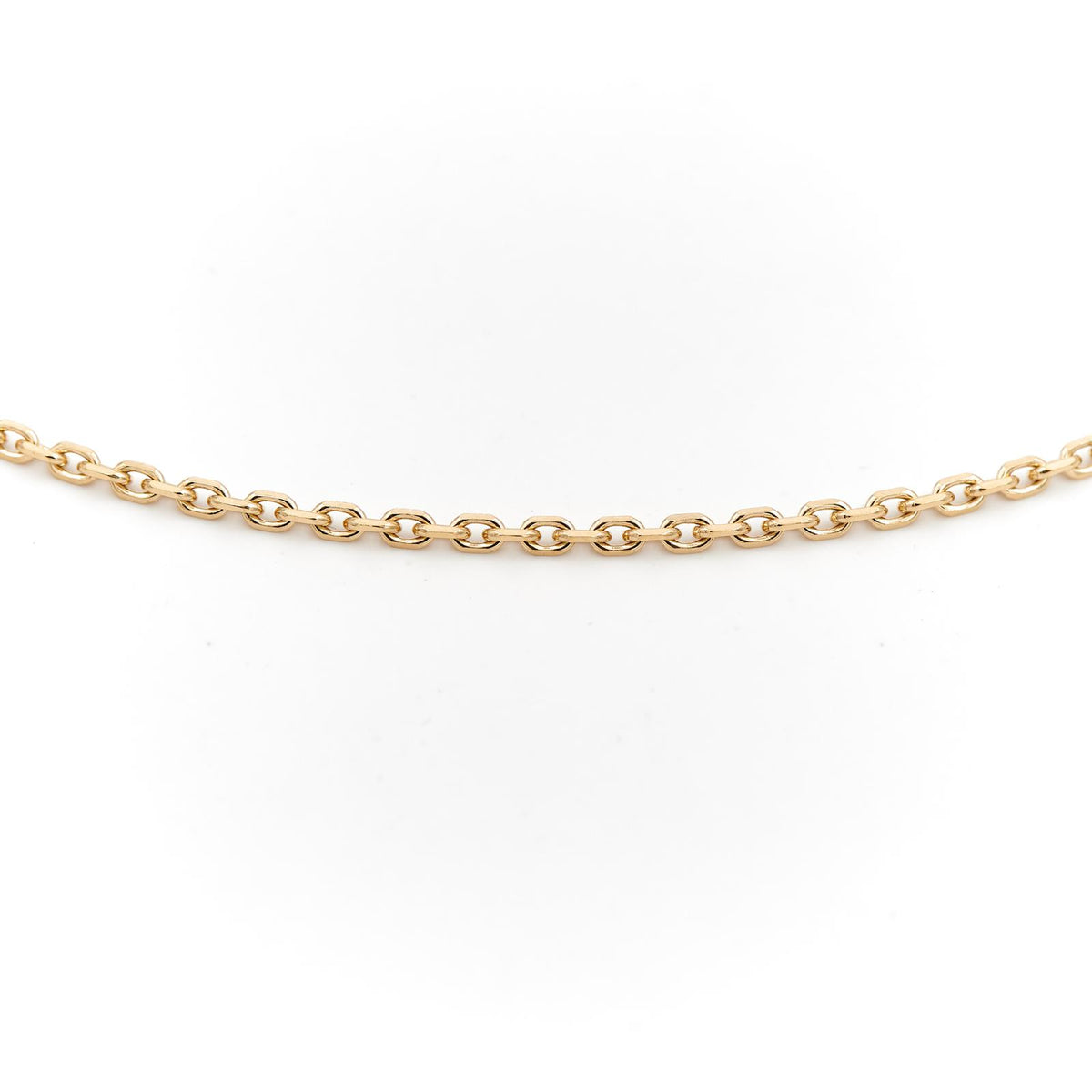 Collier Chaîne maille forçat en or jaune