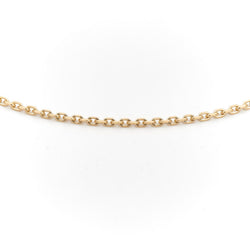 Collier Chaîne maille forçat en or jaune