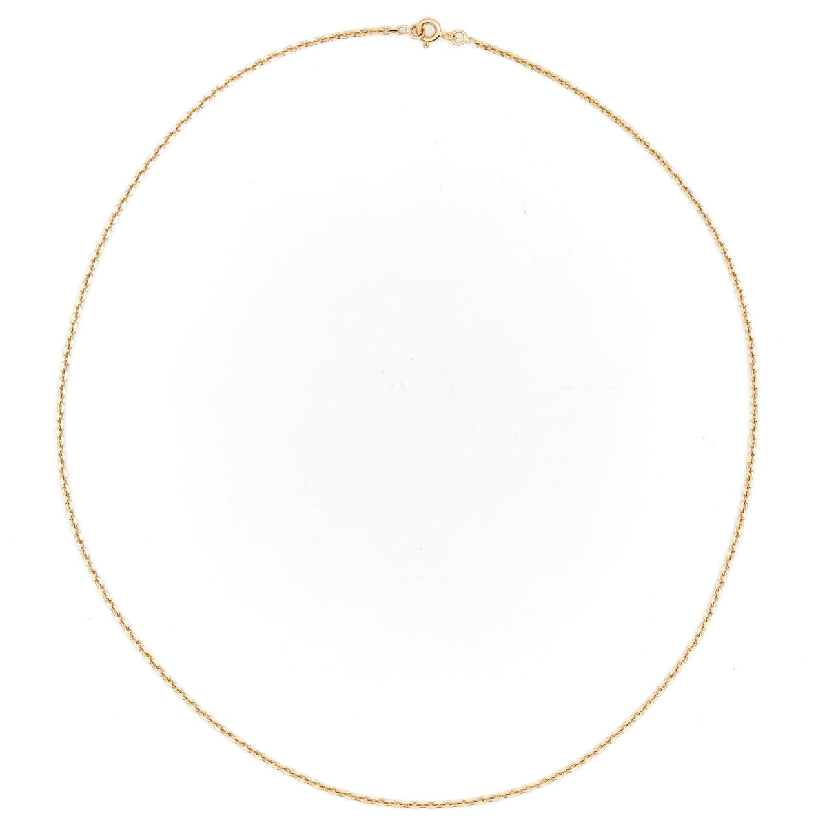 Collier Chaîne maille forçat en or jaune