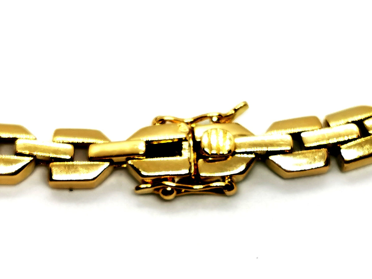 Collier Pendentif en or jaune, diamants et rubis